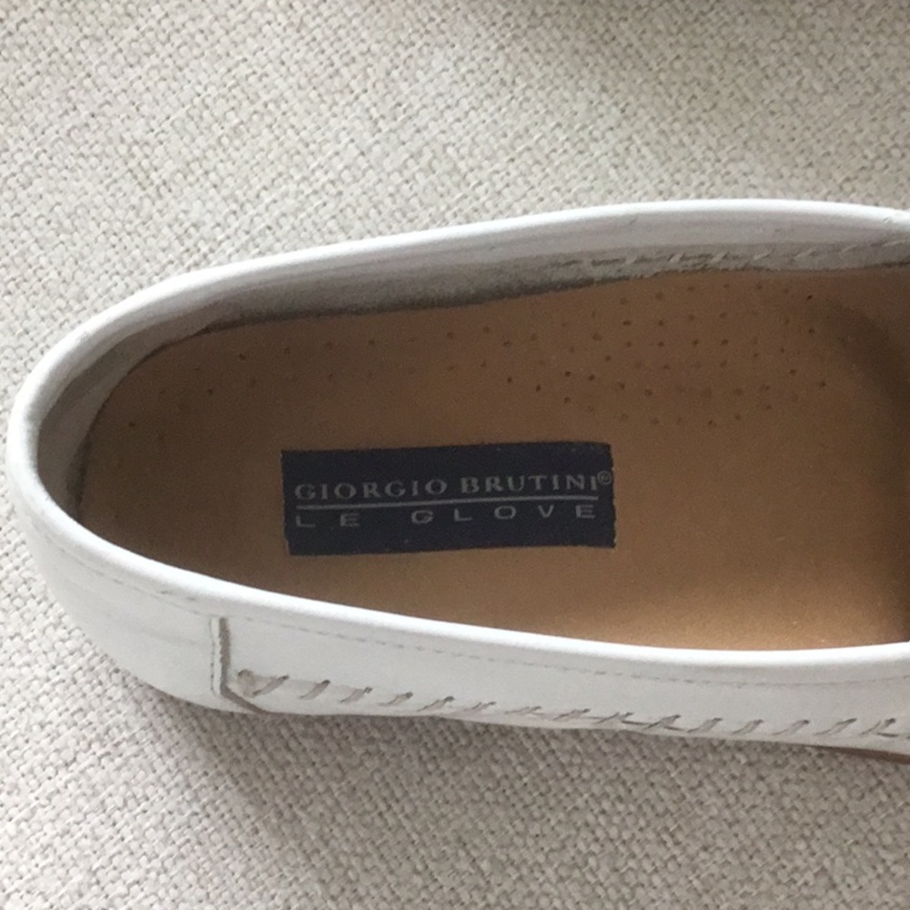 Giorgio Brutini White Loafers - Picture 3 of 5